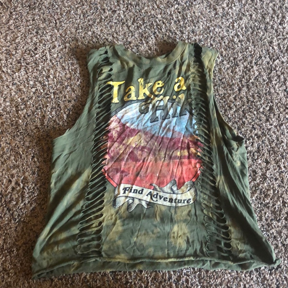 tank top with rips
